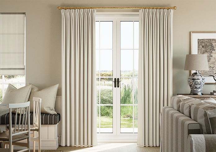 The British Stripe Co. Charles, Dover No.1 - Made to Measure Curtains - Image 3